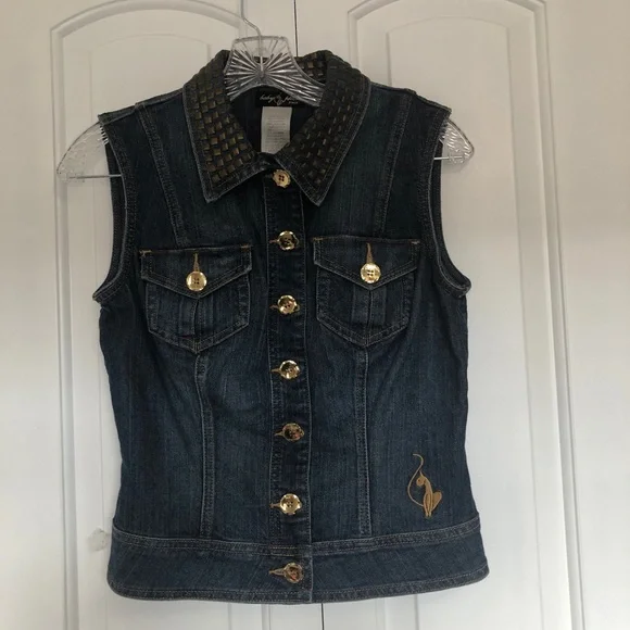 Baby Phat Jackets Coats Baby Phat Authentic Embellish Collar